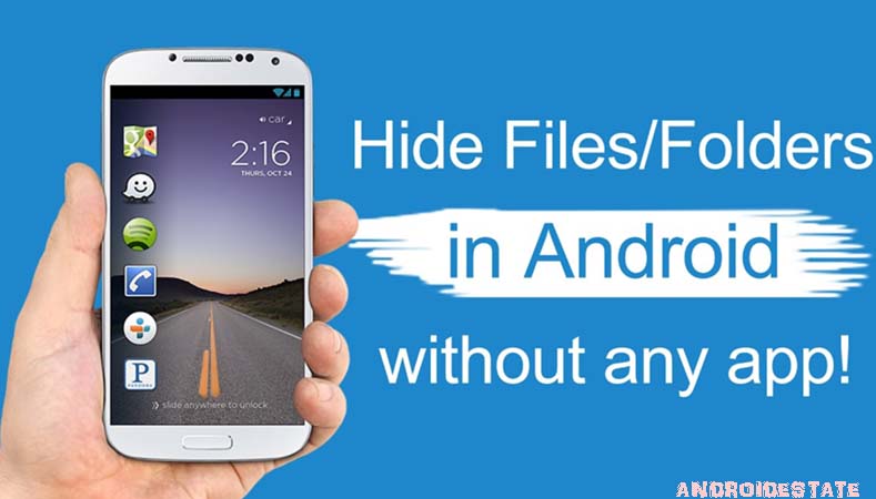 Hide files in Android