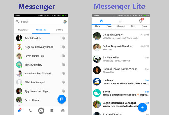 messenger lite