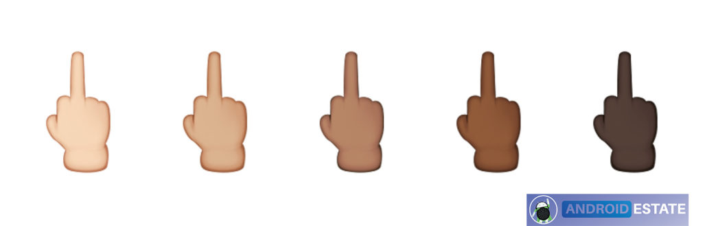 legal notices to whatsapp on middle finger emoji